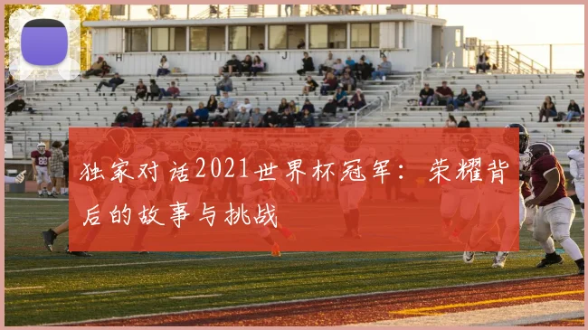 独家对话2021世界杯冠军：荣耀背后的故事与挑战